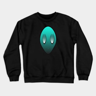 Green Alien Crewneck Sweatshirt